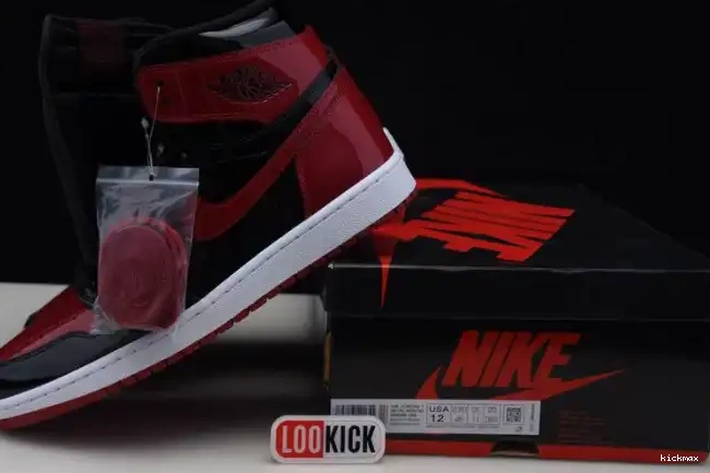 Rep OG 555088-063 Jordan Air High Bred 1 Patent 0427